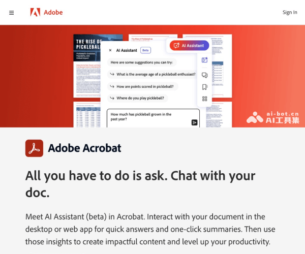 Acrobat AI Assistant